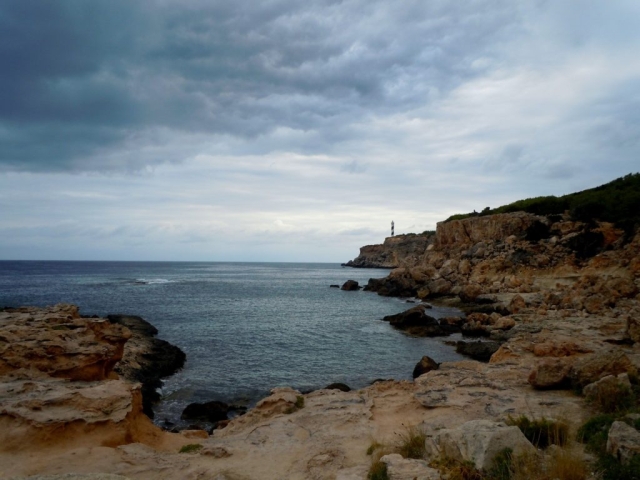 Foto del  famoso faro di Portinatx a Ibiza - Isole baleari