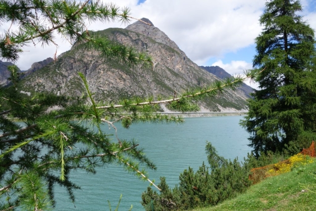 Foto del lago di Livigno