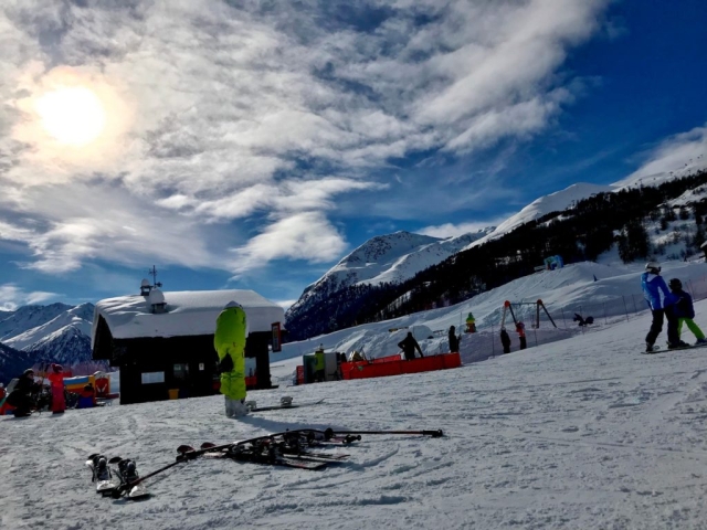 Foto invernali di Livigno – Pista di sci