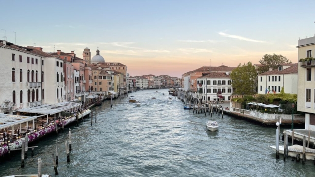 Immagine del Canal Grande,il principale canale che attraversa il centro storico di Venezia